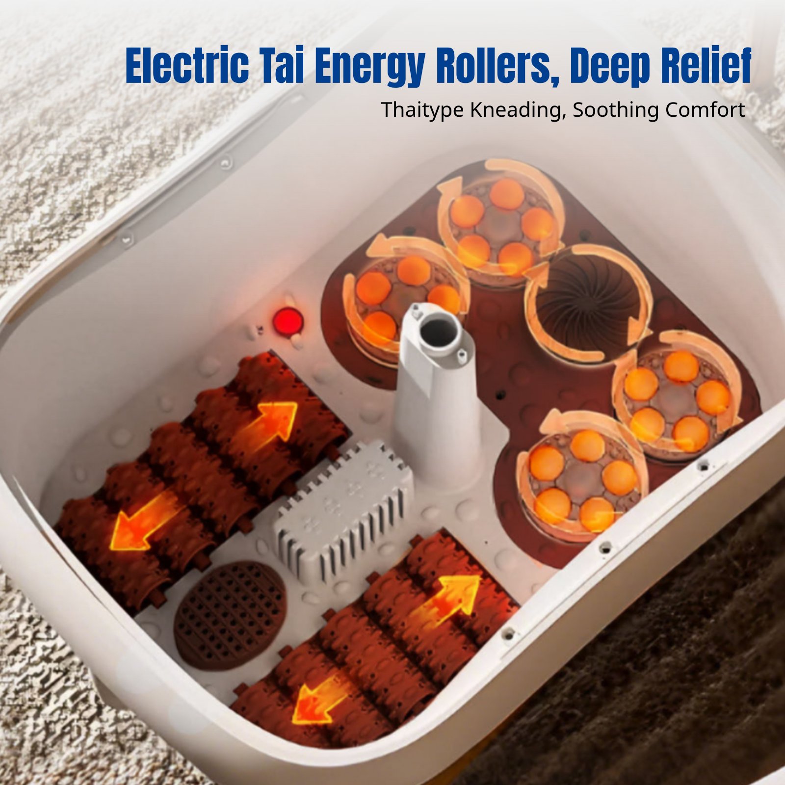 Wellness Spa With Massage - Foot Spa Bath for Two Users,