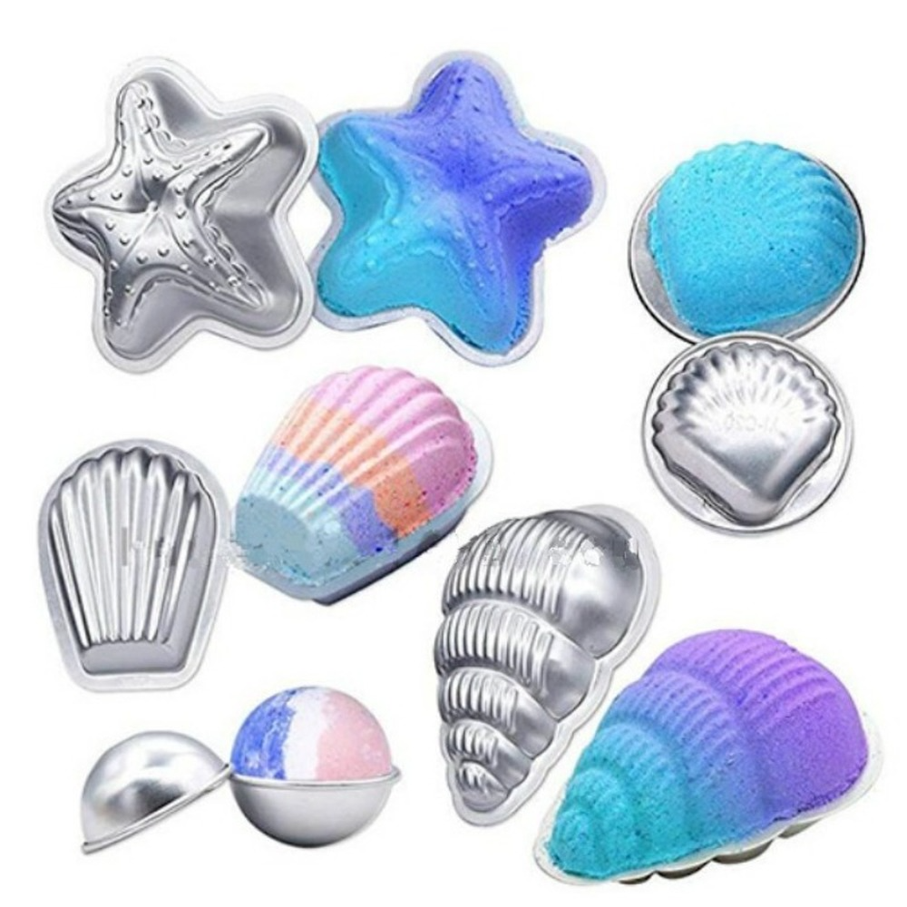 Bath Bomb Mold - 2Pcs/set Round Aluminium Alloy Bath Bomb