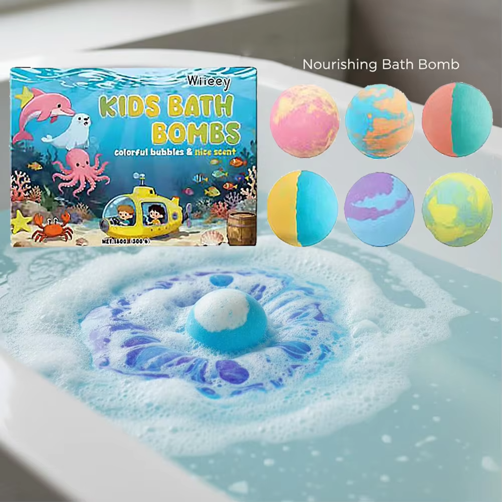 Spa And Wellness - Kids Colorful Bath Bombs, Bath Color