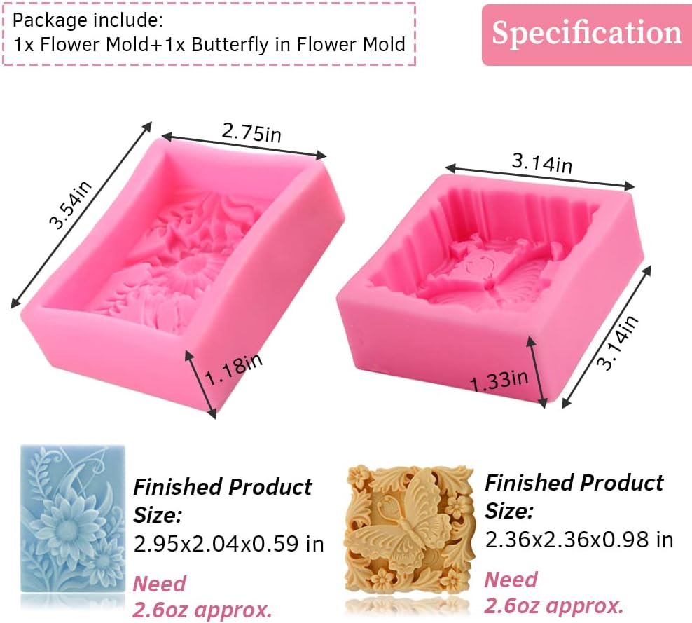 Silicone Soap Mold 3D Butterfl - Bath Bomb Mold avis et prix
