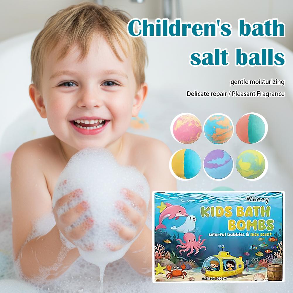 6Pcs Kids Bubble Bath Bombs Se - Spa And Wellness avis et prix