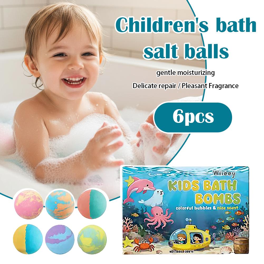 6Pcs Kids Bubble Bath Bombs Se - Spa And Wellness avis et prix