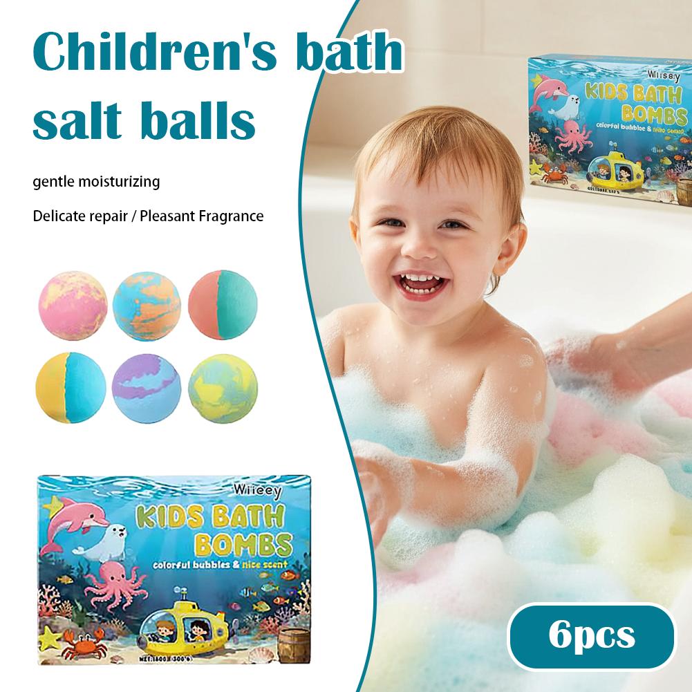 6Pcs Kids Bubble Bath Bombs Se - Spa And Wellness avis et prix