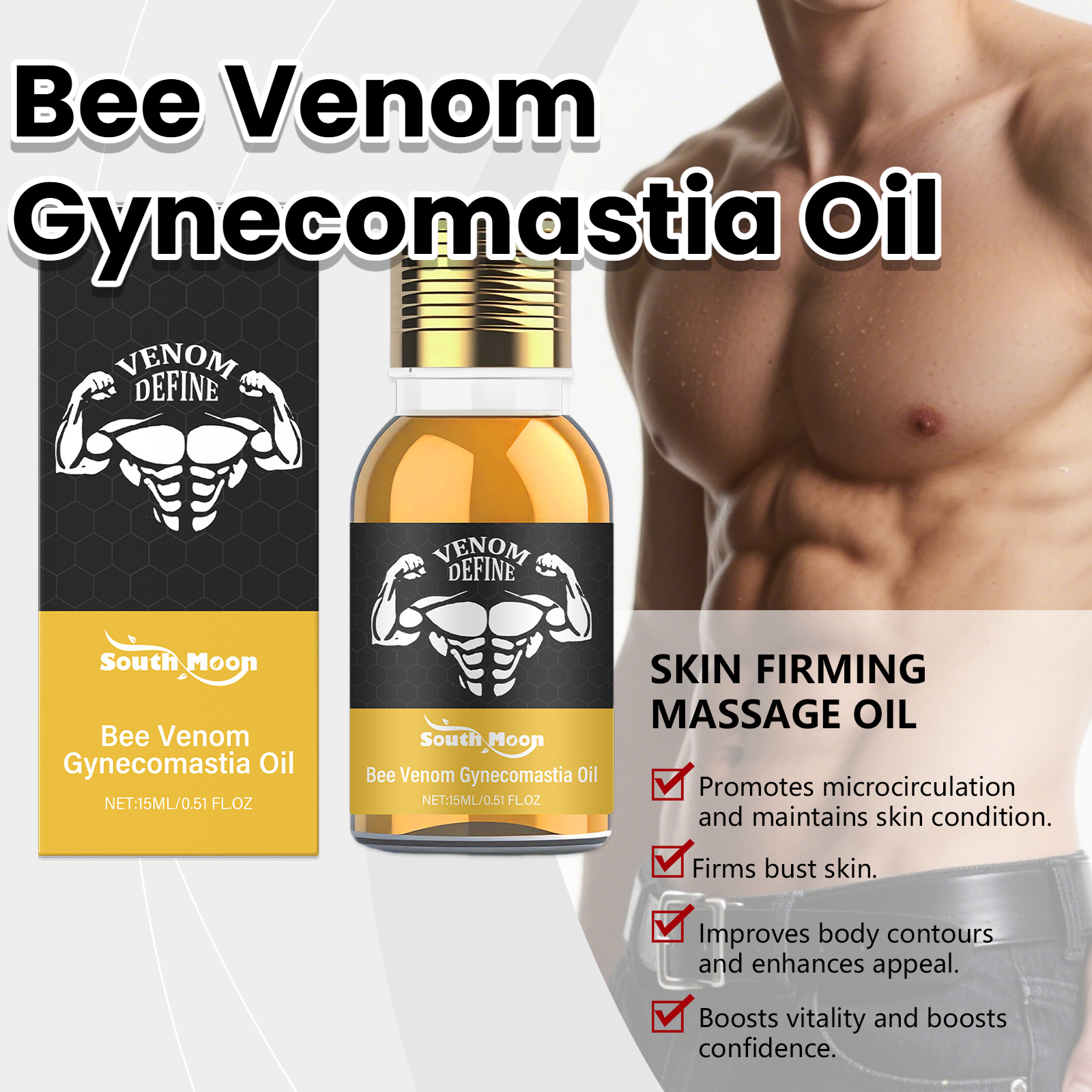 Bee Venom Gynecomastia Oil For - Spa And Wellness avis et prix