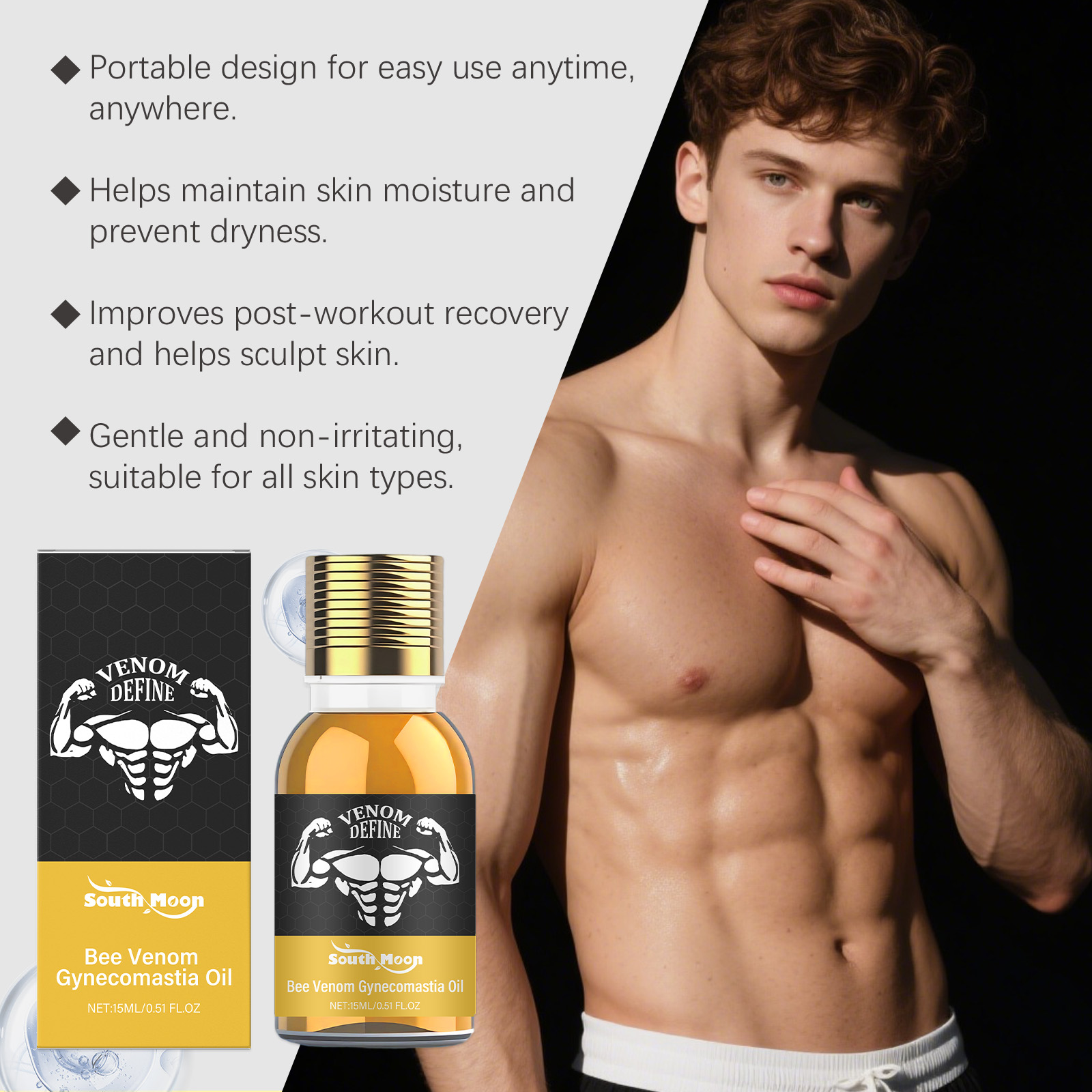 Bee Venom Gynecomastia Oil For - Spa And Wellness avis et prix