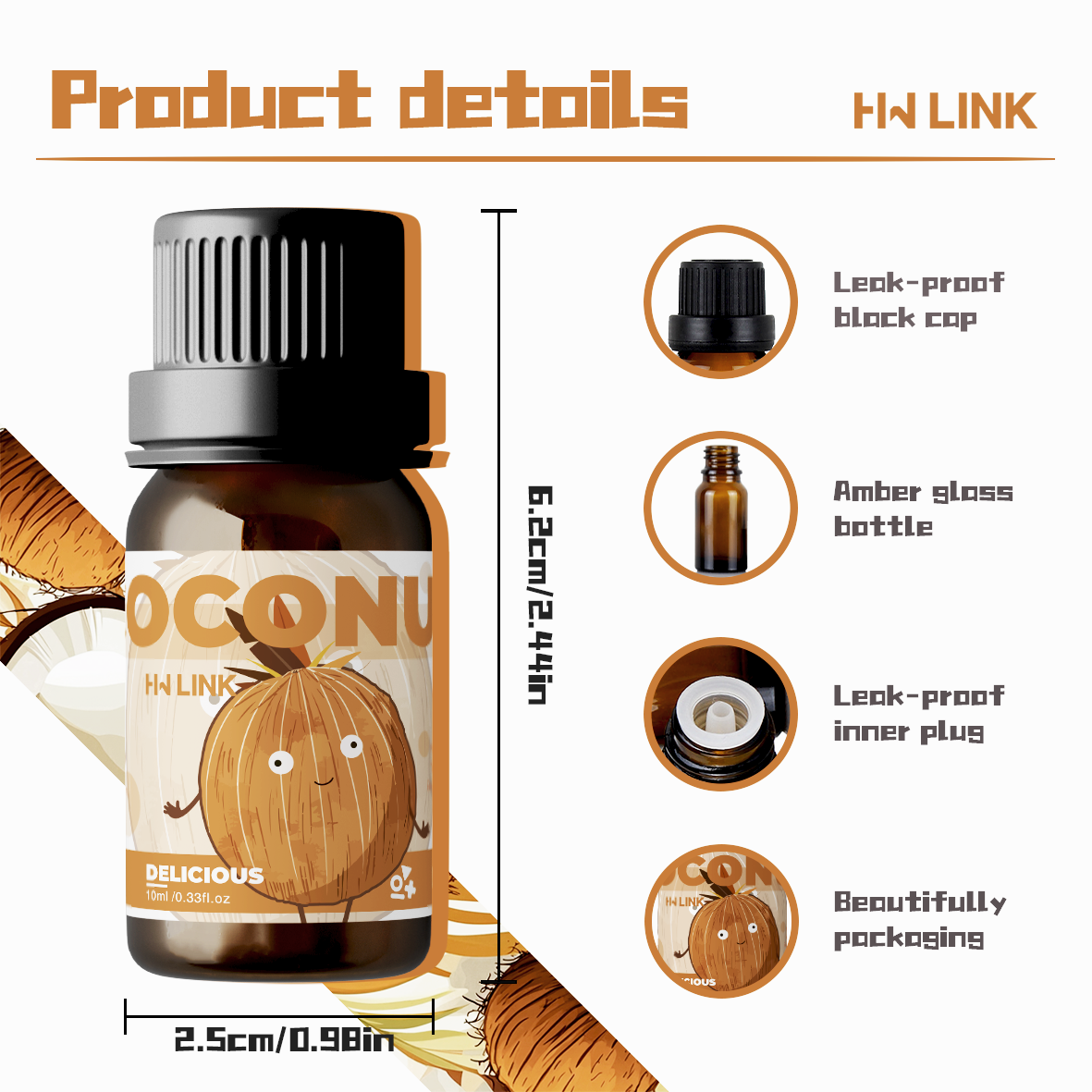10ml Coconut Essential Oils No - Spa And Wellness avis et prix