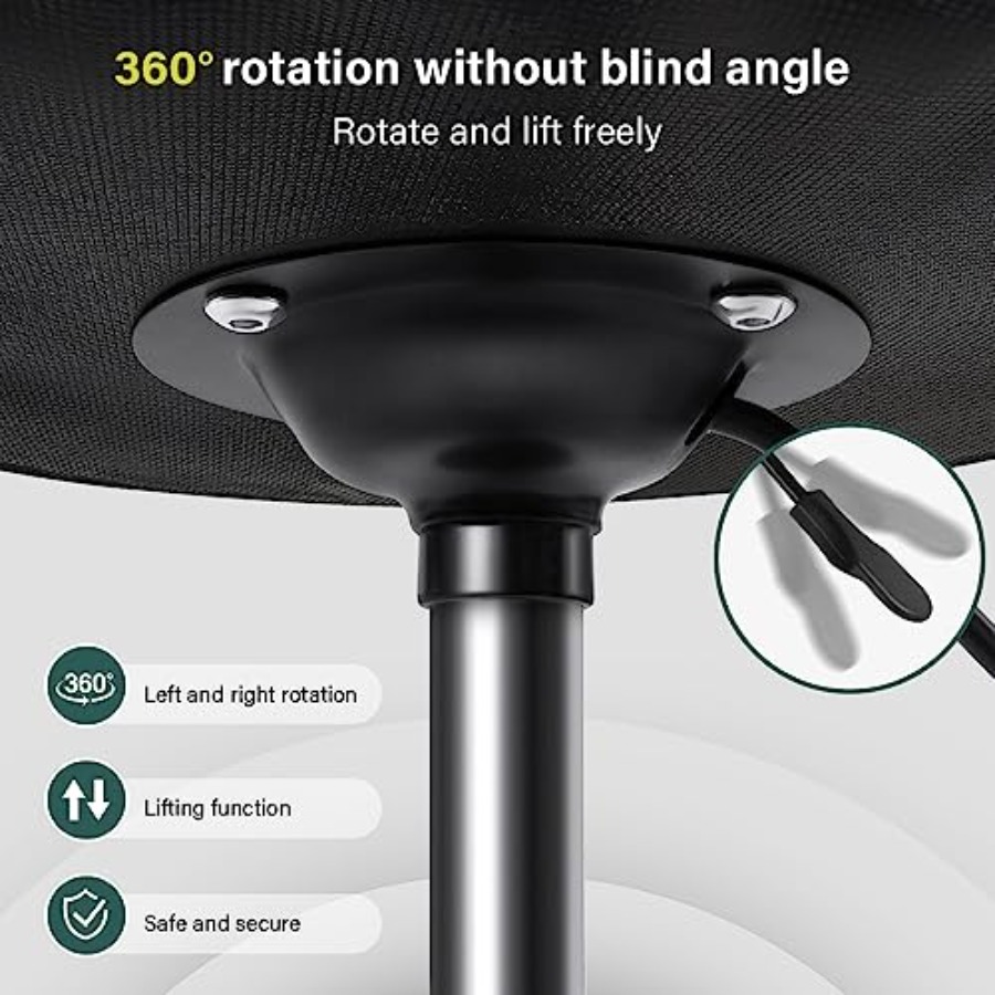 Square Swivel Stool with Wheel - Spa & Wellness Hotel Diament Ustroń Opinie avis et prix