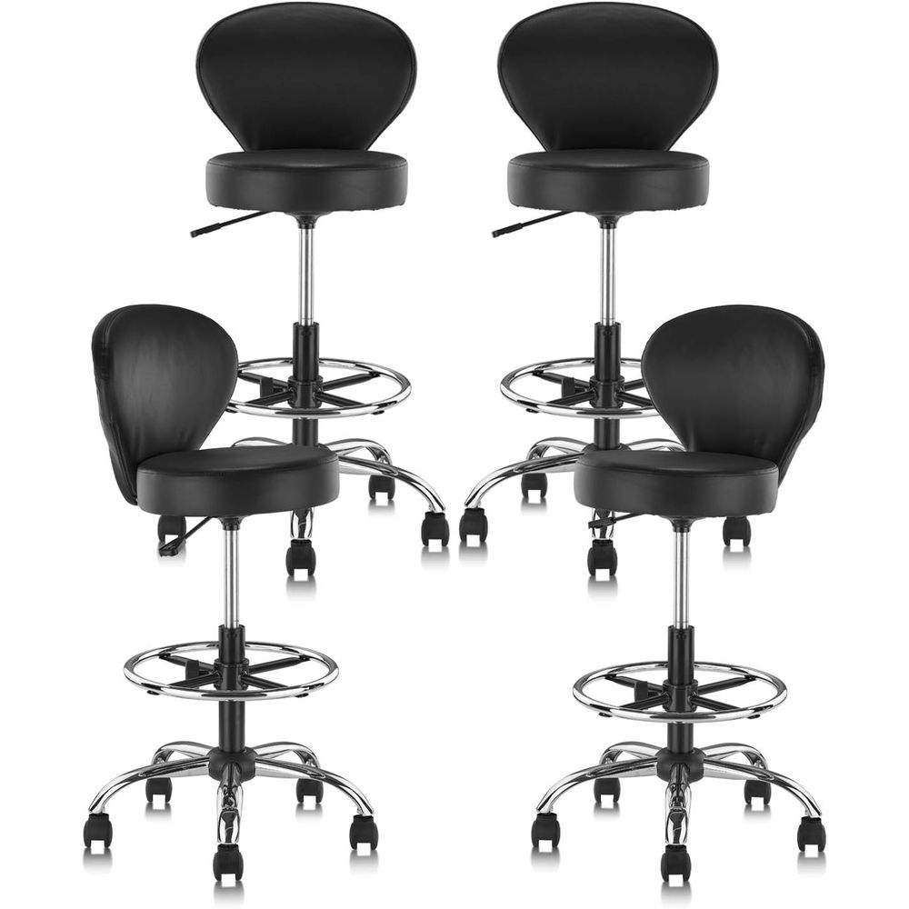 Set of 4 PVC Leather Swivel St - Spa & Wellness Hotel Diament Ustroń Opinie avis et prix