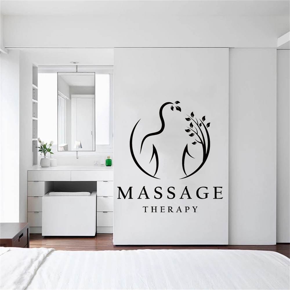 Massage Therapy Vinyl Wall Dec - Wellness Spa With Massage avis et prix