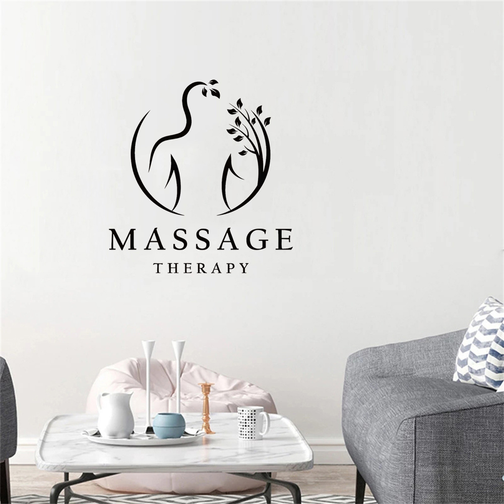 Massage Therapy Vinyl Wall Dec - Wellness Spa With Massage avis et prix