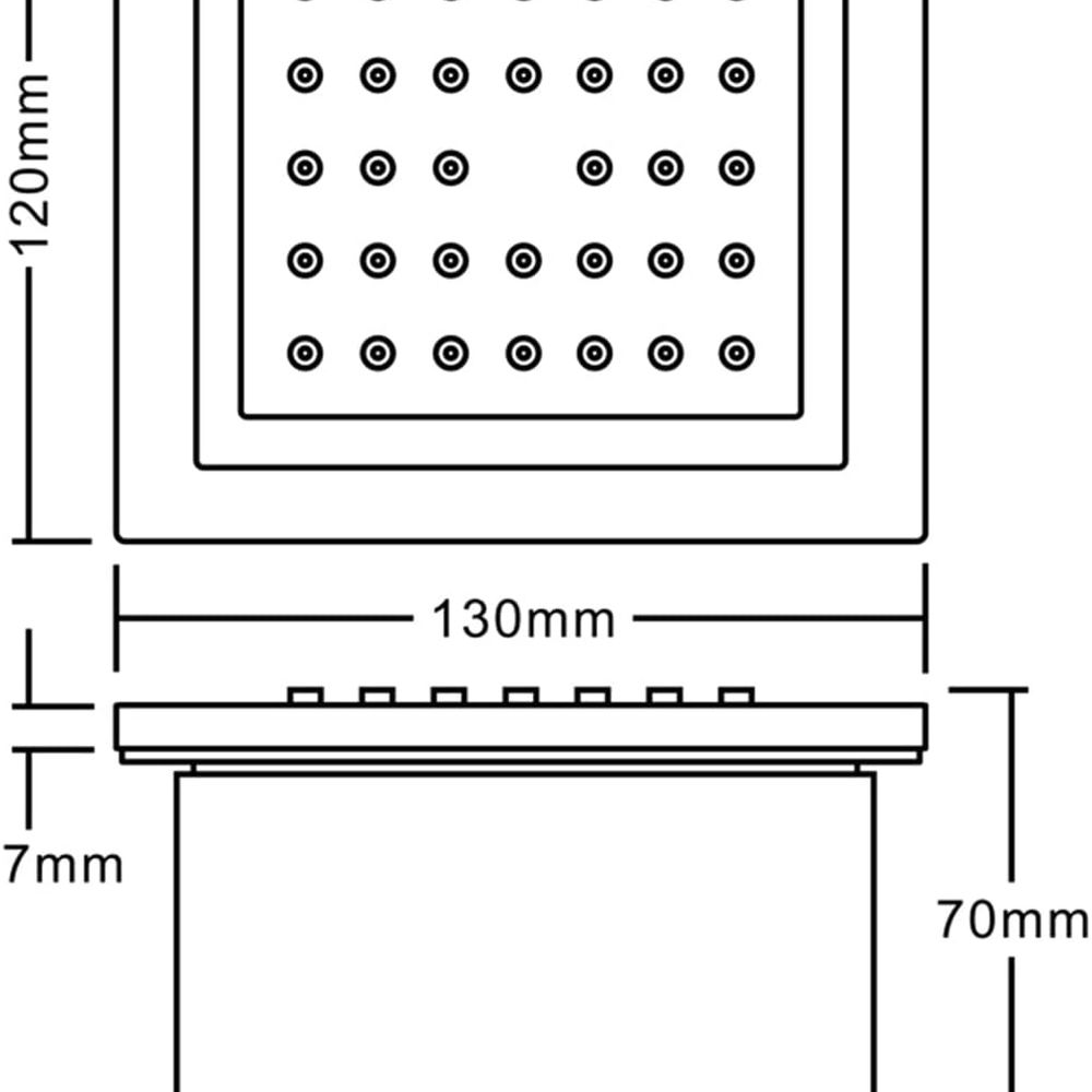 4-Piece Solid Brass Square Sho - Spa & Wellness Hotel Diament Ustroń Opinie avis et prix