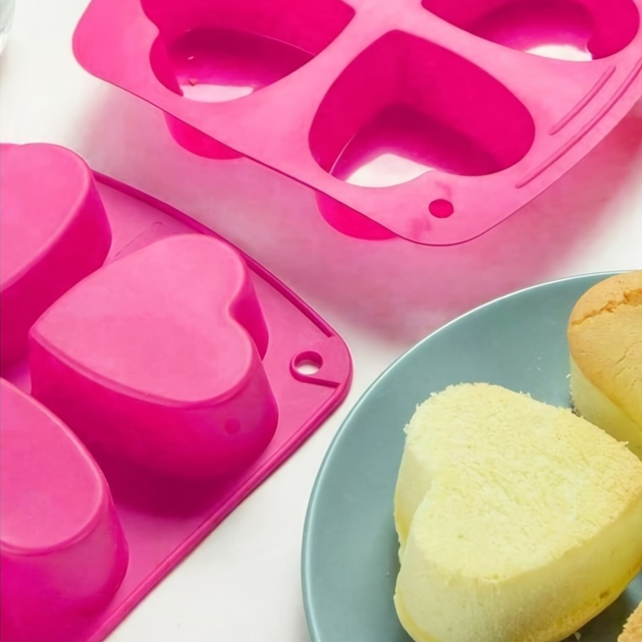 Silicone Mold with 4 Heart-Sha - Bath Bomb Mold avis et prix