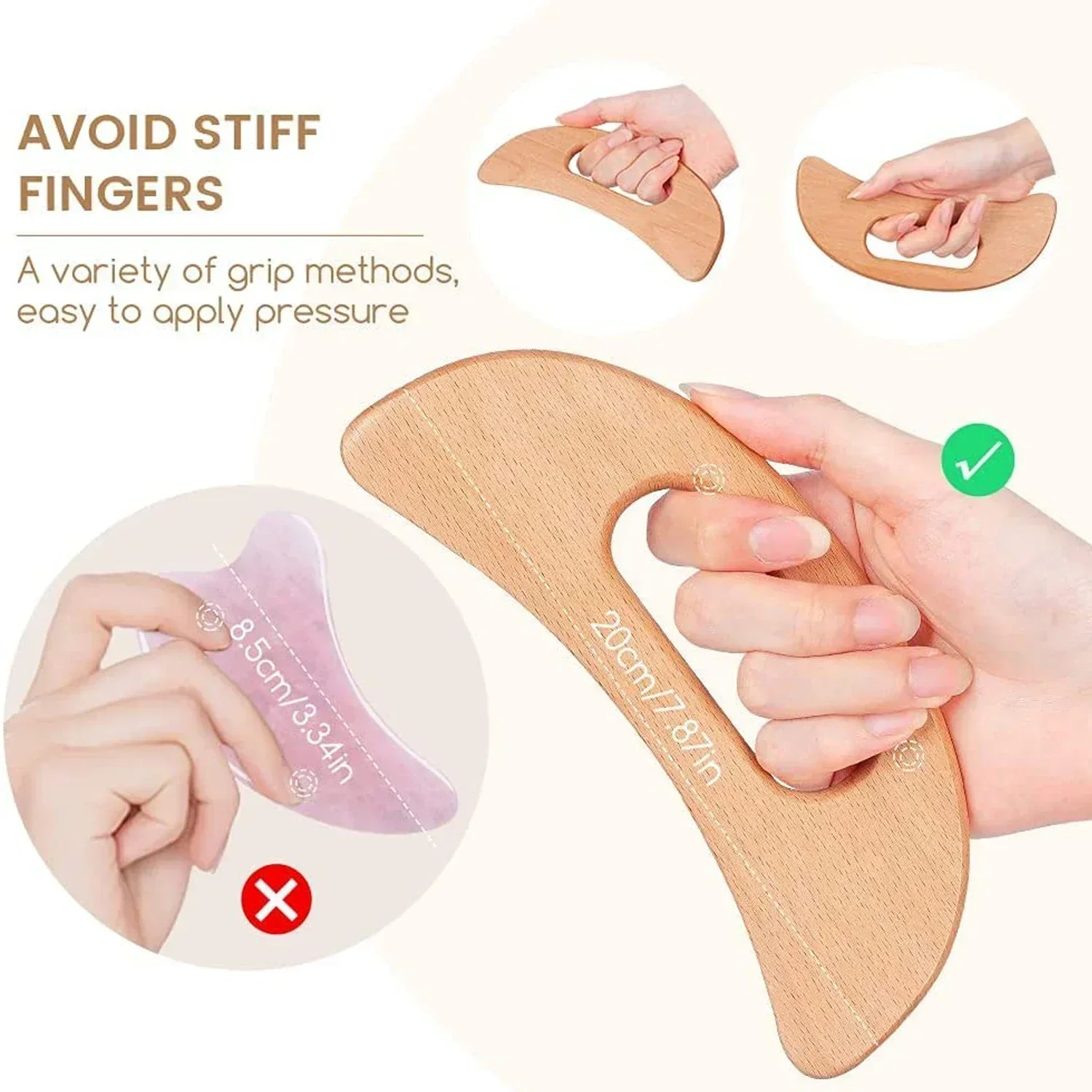 Wooden Gua Sha Tool for Body M - Spa And Wellness avis et prix