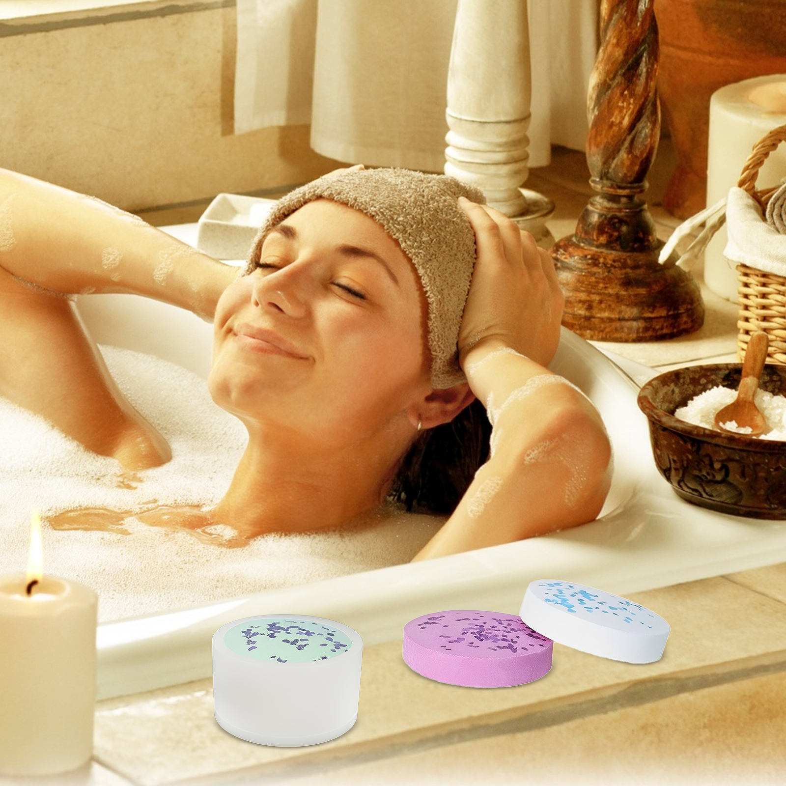 Round Stainless Steel Soap Mou - Bath Bomb Mold avis et prix
