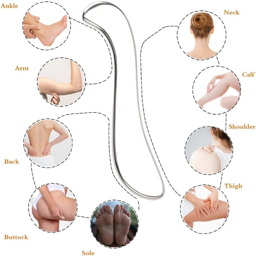 Stainless Steel Muscle Scraper - Spa And Wellness avis et prix