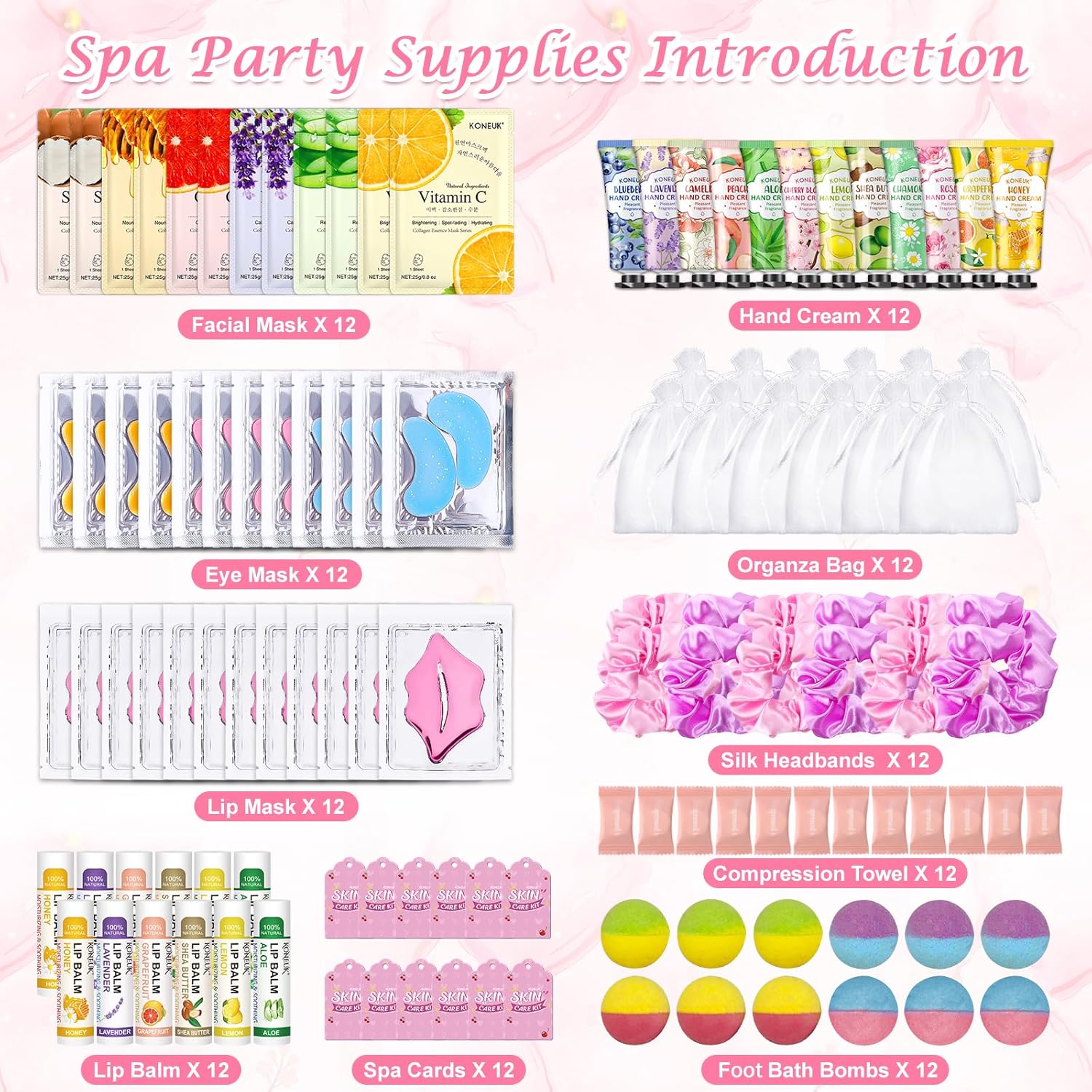 Spa Party Supplies Kit with 12 - Spa & Wellness Hotel Diament Ustroń Opinie avis et prix
