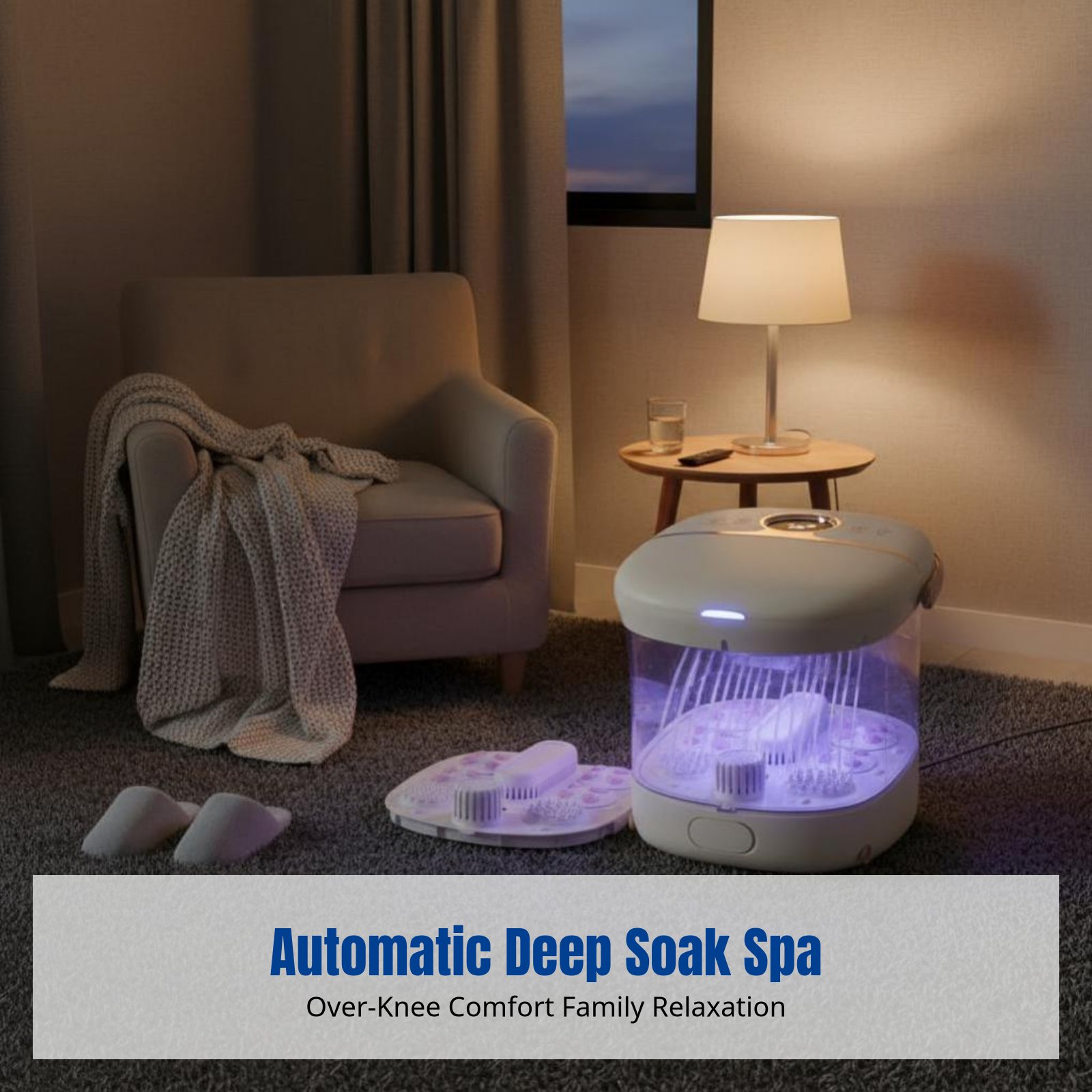 Deep Knees-Over Foot Spa Tub,  - Wellness Spa With Massage avis et prix
