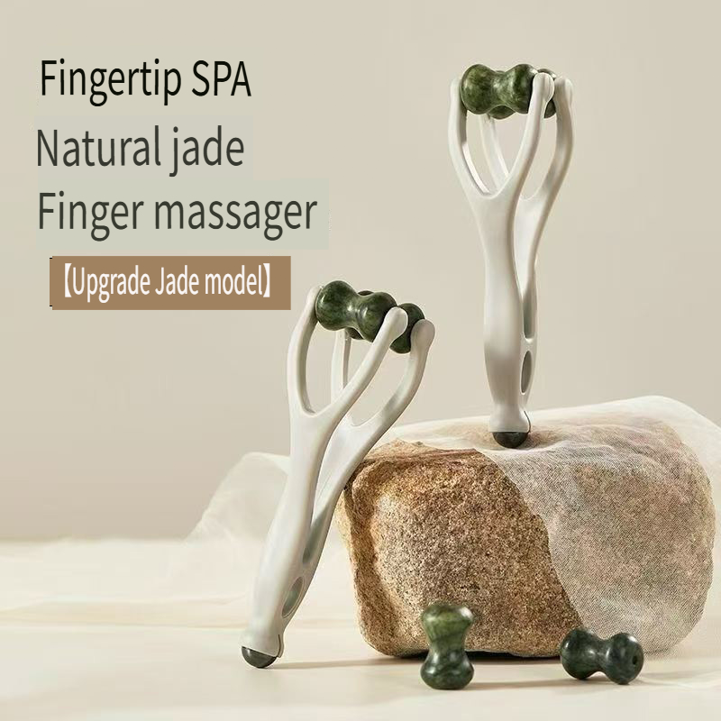 1pc Natural Jade Finger Massag - Wellness Spa With Massage avis et prix