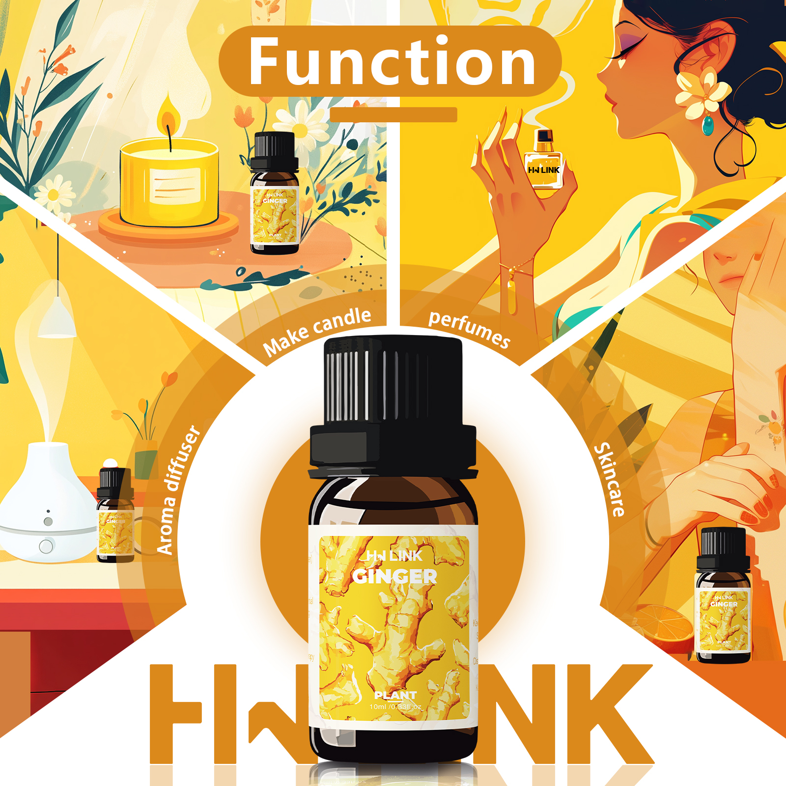 Ginger Oil 100%Pure Natural Gi - Spa And Wellness avis et prix