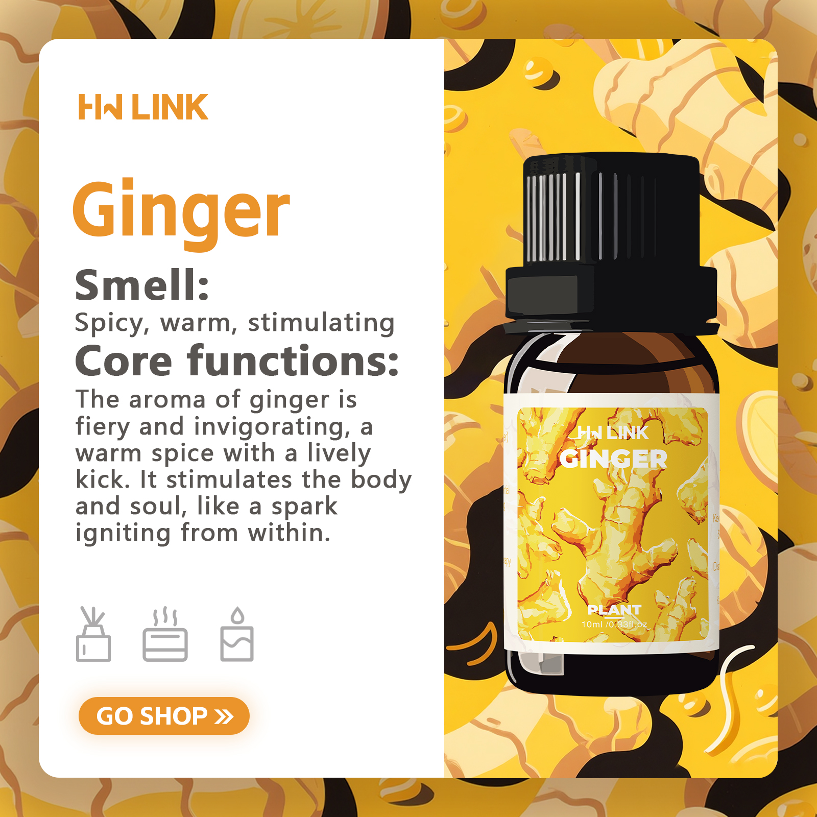 Ginger Oil 100%Pure Natural Gi - Spa And Wellness avis et prix