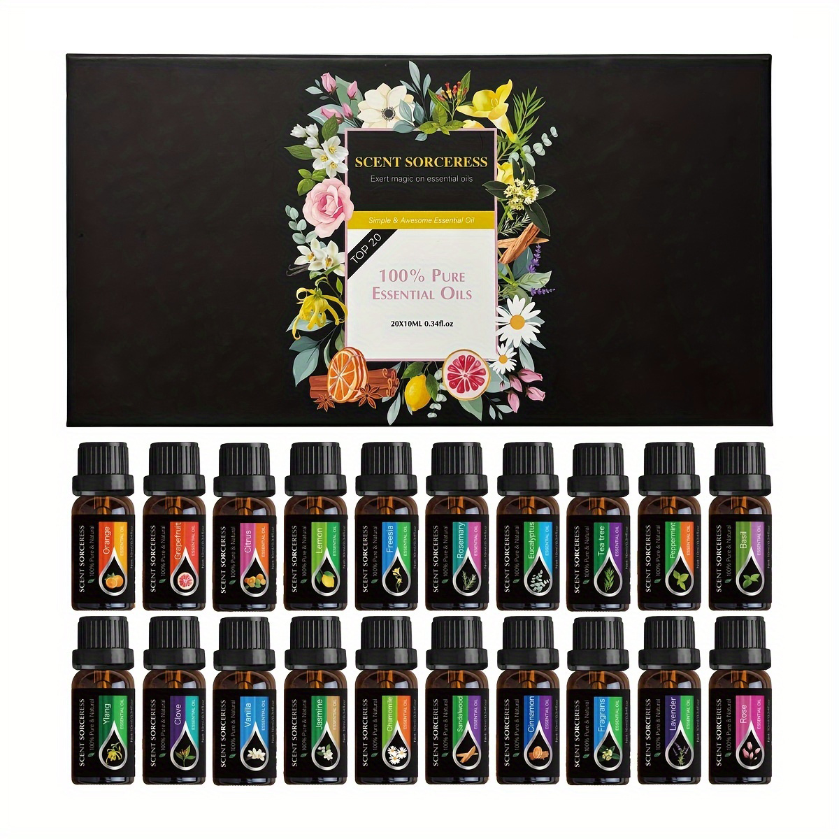 20pcs/set Black Classic Essent - Spa And Wellness avis et prix